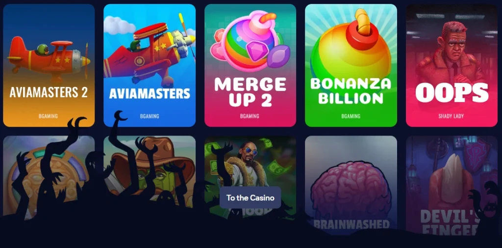 Vorschau der Affiliate-Landingpage von Spinanzia casino